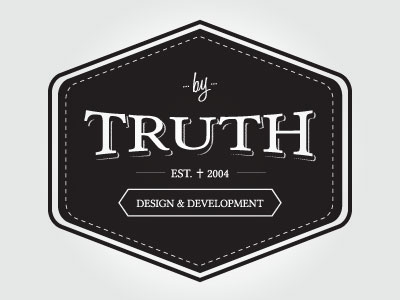 Truth Web Design Logo icon logo mark ornate