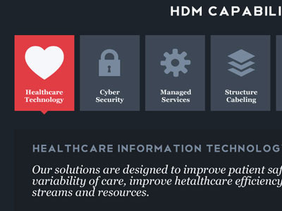 HDM Website icons one page web web design web site