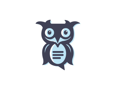 Hoot branding focus lab icon logo mark oh snap reply support