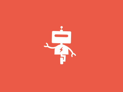 Robot branding focus lab icon logo mark oh snap reply support