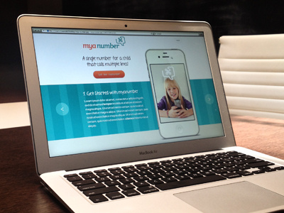 Mya Number landing page ui user interface web web site
