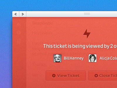 Ticket focus lab icons snappy support texture ui user interface