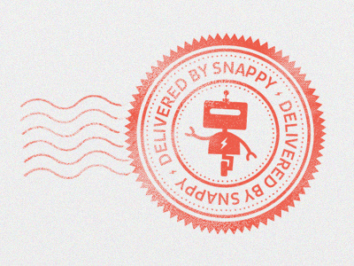 Snappy Stamp focus lab icon logo mail mark stamp