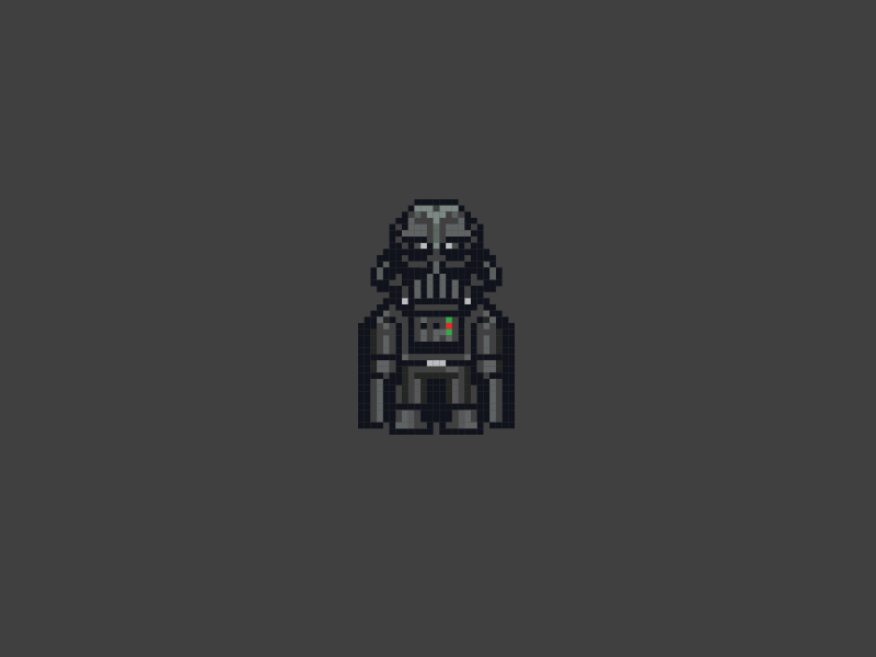 Darth Vader darth vader pixel star wars vector