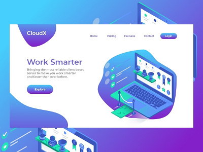 CloudX - Landing Page