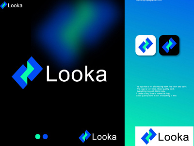 Looka logo design