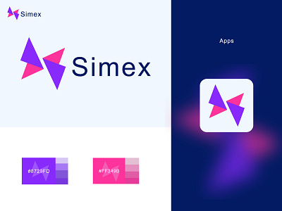 Simex logo design 3d brand identity branding graphic design logo logo design modern logo monogram motion graphics s logo s logo design