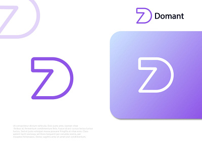 Domant logo design branding corporate logo d logo graphic design logo logo deisgn logomark motion graphics professional logo