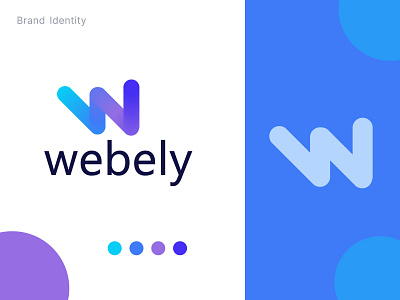 Webely logo design