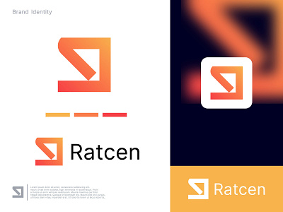 Ratcen logo design a b c d e f g h i j k l m n blockchain logo branding graphic design logo logo designer motion graphics simple