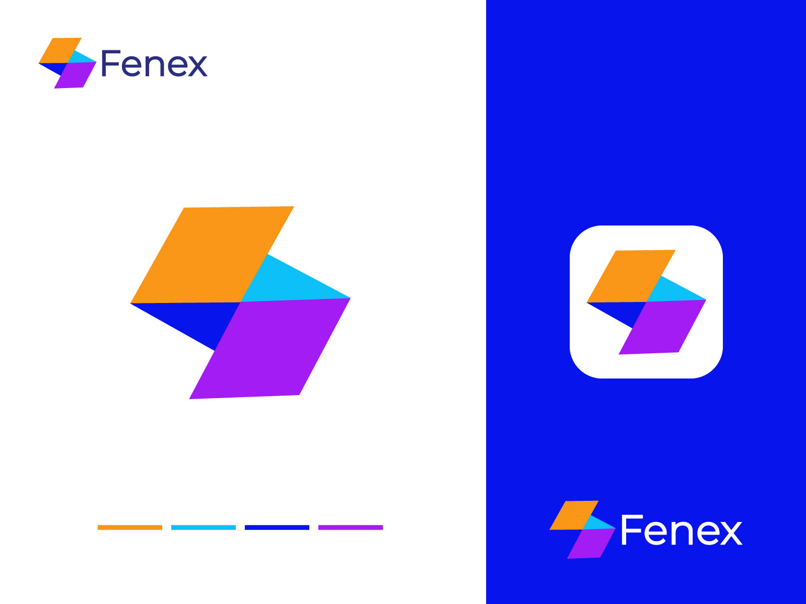 Fenex logo design by Joy Ahamed - Logo Designer on Dribbble