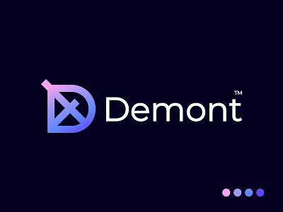 Demont logo design