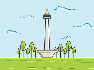 Monumen Nasional Designs Themes Templates And Downloadable Graphic Elements On Dribbble