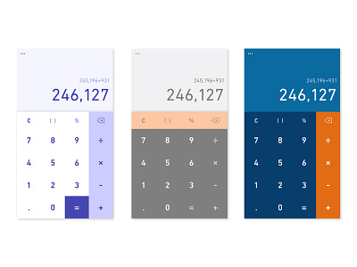 Daily UI 004 - Calculator app calculator daily ui interface ui user interface ux