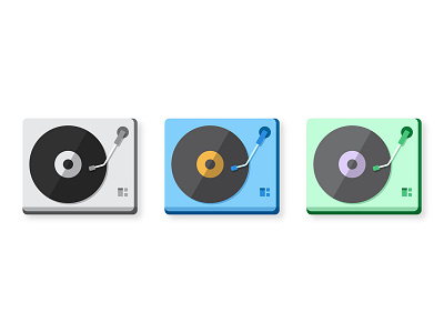 Daily UI 005 - App Icon app daily ui icon music record record player vinyl