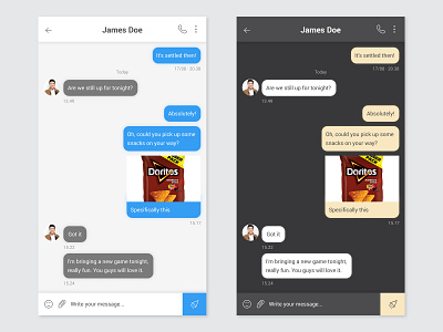 Daily UI 013 - Direct Messaging