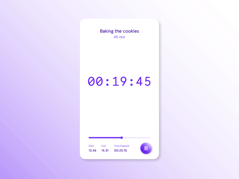 Daily UI 014 - Countdown Timer by Rachel Ariella Kurniawan on Dribbble