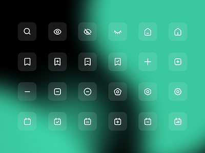 Monoline icon pack