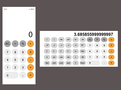 Mobile Design of a Calculator