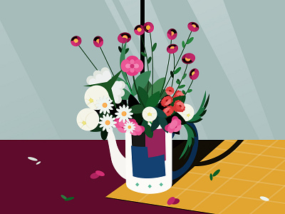 Flowers 🌺 flower graphic design illustration ui window