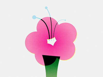 Bloom your love flower graphic design illustration love