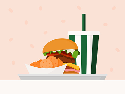 🍔 design graphic design hamburger illustration
