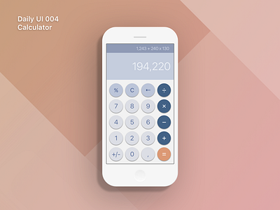 004 Dailyui Calculator android app dailyui ios ui ux