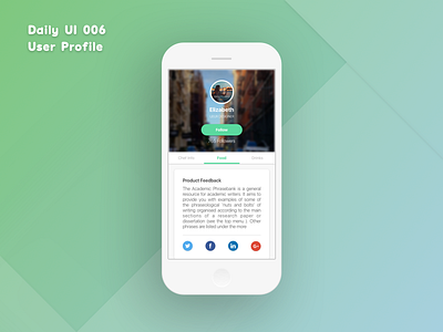 006 Dailyui User Profile