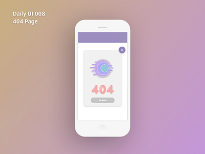 008 Dailyui 404 Page android app dailyui design icon ios symbol ui ux vector