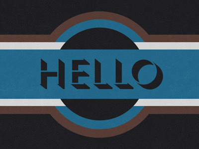 Hello banner hello hey there typeface welcome