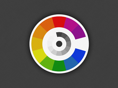 Color Cycle carousel circle color colour cycle gradient hues icon illustrative isaac newton logo newton picker rainbow round select spectrum wheel
