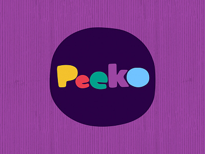 Peeko Toys children identity kids logo mark symbol toys typography