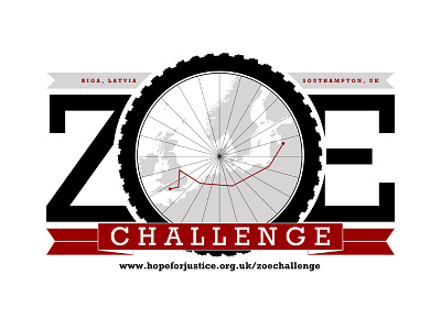 The Zoe Challenge branding charity design logo typography