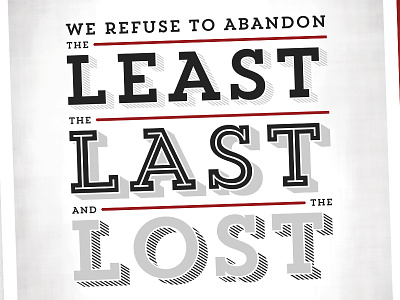 The Least, Last & Lost