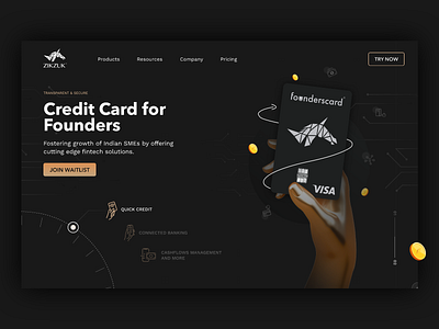 Banking Website Concept design ui uidesign
