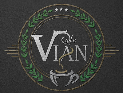 Vian logo branding design graphic design logo logo design typography