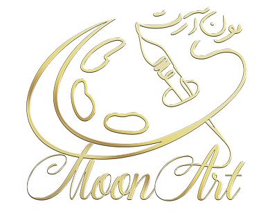 Moonart logo branding design graphic design logo logo design typography