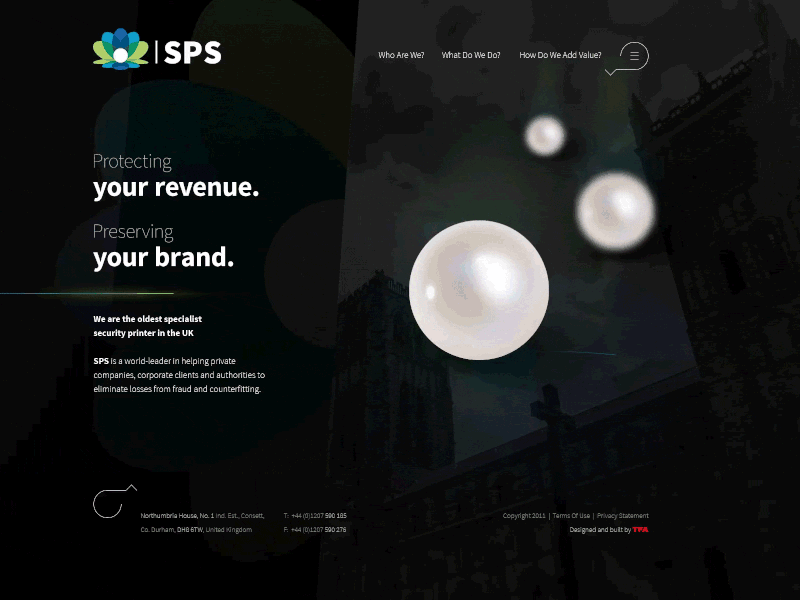 SPS sps website animation website design