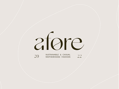 Afore Maternity Fashion Branding afore branding branding and identity clothing design fashion gallery font hamburg logo maternity pregnant serif typography