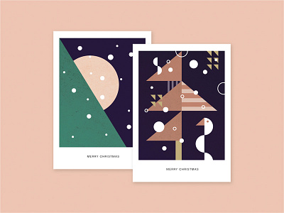 Christmas Cards 2017 abstract card cards christmas christmas card hamburg illustration minimal tree vector weihnachten weihnachtskarten