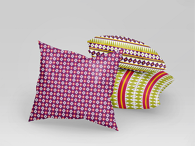 African pattern pillow