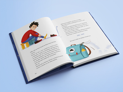Strašidielka book book book cover booklet children design illustration kids layout layoutdesign