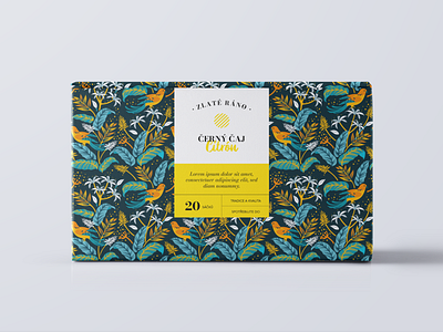 Black tea packaging design design label labeldesign package packagedesign packaging