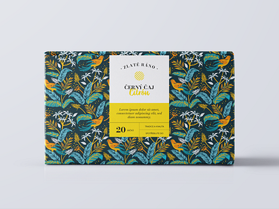 Black tea packaging design