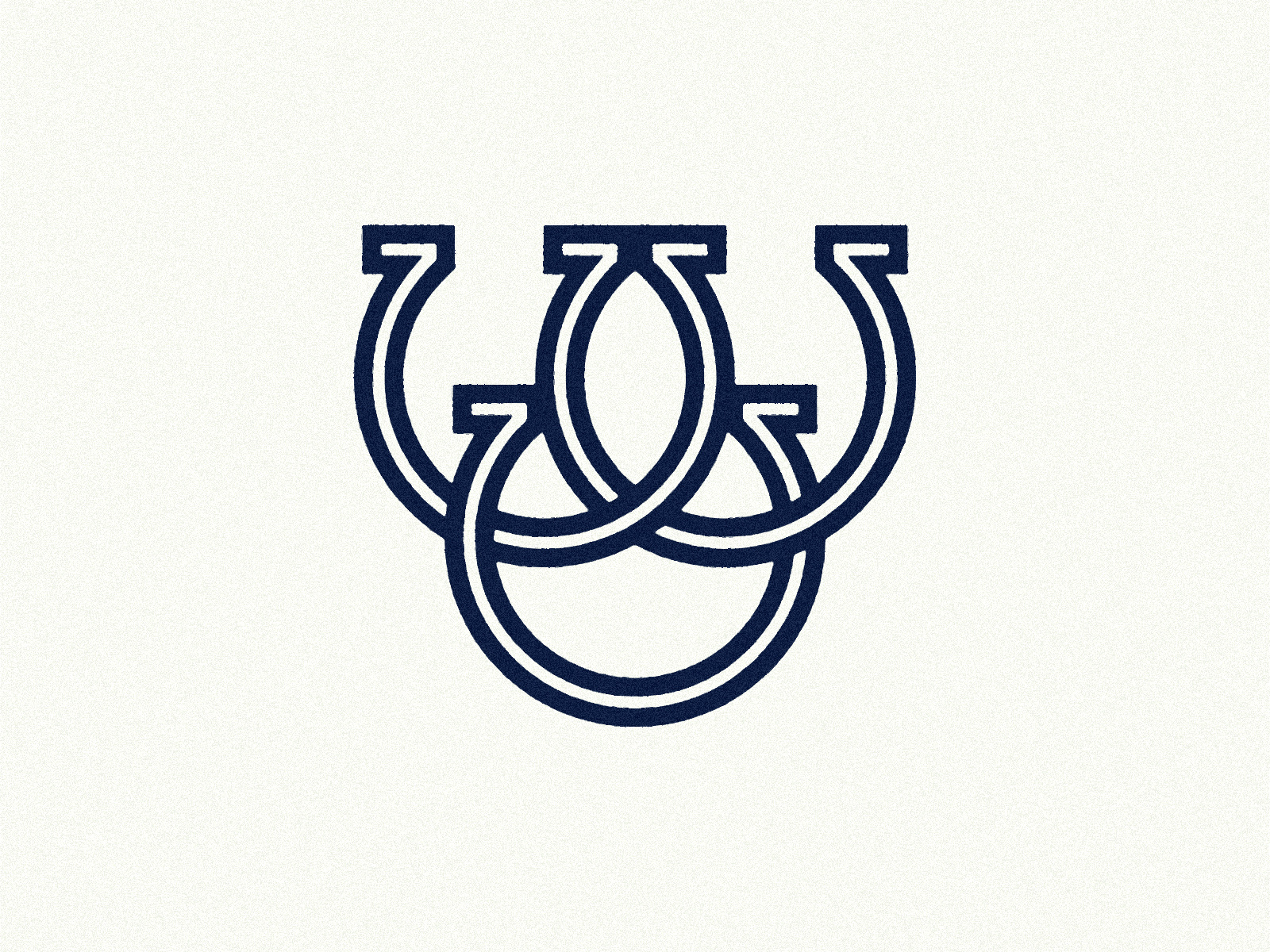 Blue Horseshoe by Trevyn Coffelt on Dribbble