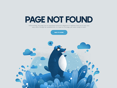 Bear With Me 404 404 bear illustration procreate