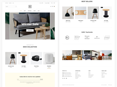 Nokke Online Store clean ecommerce elementor minimal modern shop simple store template wordpress