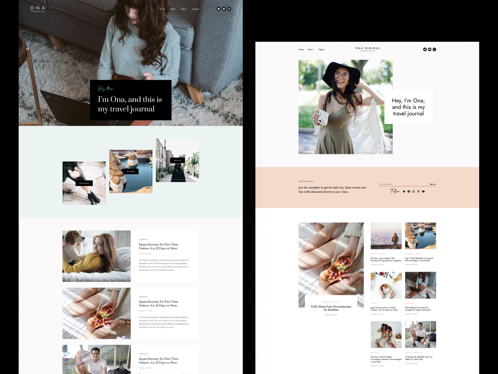 Ona Minimal Creative Block Editor Theme by Alexander Samokhin on Dribbble