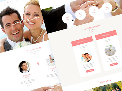 A Ha Theme - Ultimate MultiPurpose Psd Template clean elegant flat mobile modern multipurpose neat pink psd responsive theme wedding