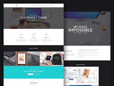 Axes | Multi-Concept Creative PSD Template